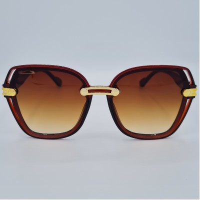 Ochelari de soare Dama Casual cu rama asimetrica maro + Toc si laveta GRATIS OSD016 Ochelari de soare Dama Casual cu rama asimetrica maro + Toc si laveta GRATIS OSD016